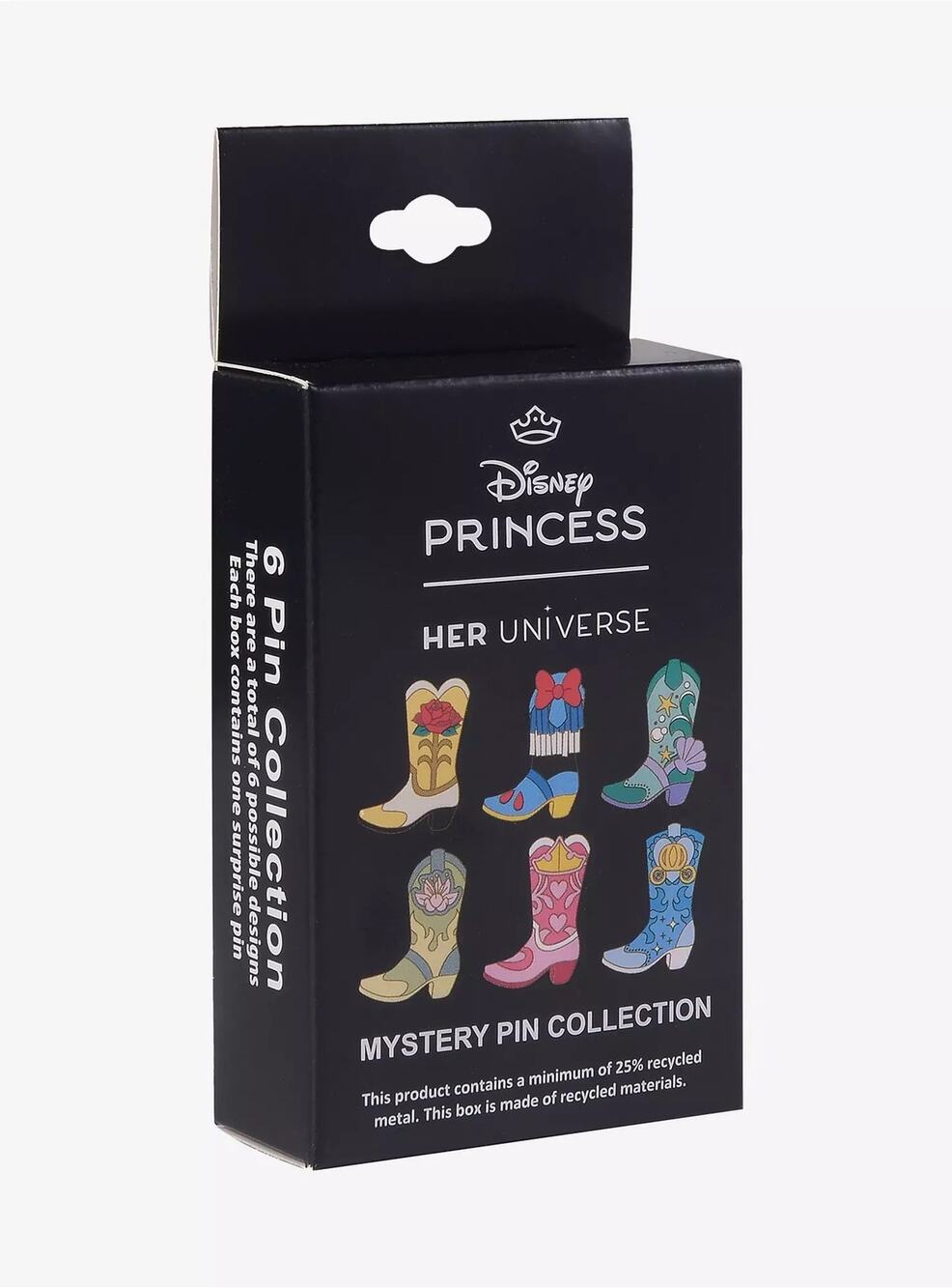 Her Universe Disney Princess Cowboy Boot Blind Box Enamel Pin Exclusive UNOPENED